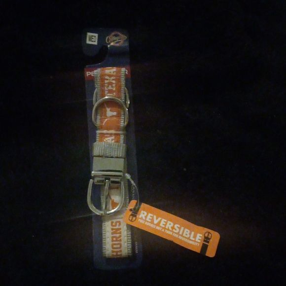 Pets First University of Texas Reversible Dog Collar, Medium,large - Picture 3 of 5
